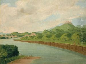 The Tower, 1100 Miles above St. Louis by George Catlin