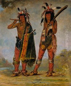 Two Young Men by George Catlin