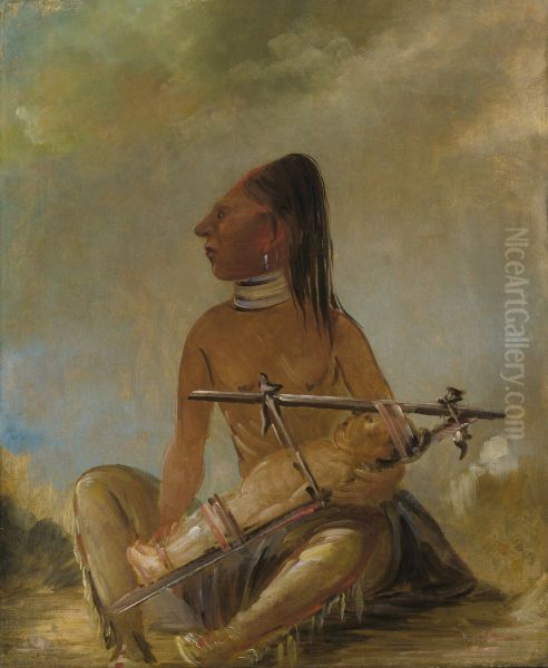 Woman and Child, Showing How the Heads of Children are Flattened - view 1