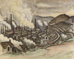 Le Creusot, Usines Schnider (Partie Nord) by Louis Charlot