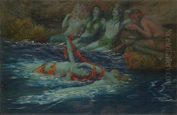 Mermaids dancing - view 1
