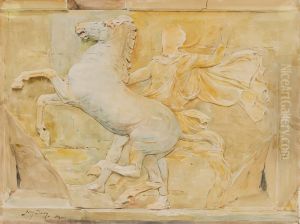 Central Metope of the Frieze of Phidias, Parthenon by Henry Bacon