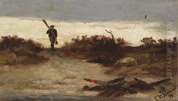 Fisherman by Water - view 1
