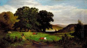 Oak Trees by Edward Mitchell Bannister
