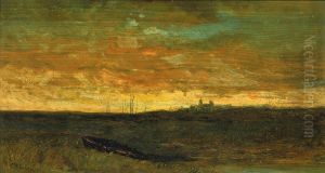 Sunset Scene by Edward Mitchell Bannister