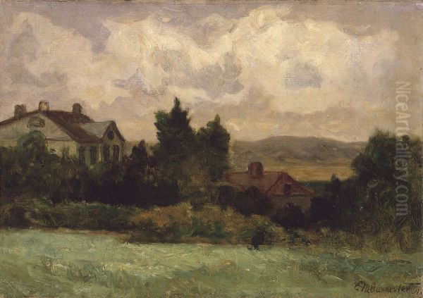 Untitled (houses and trees) - view 1