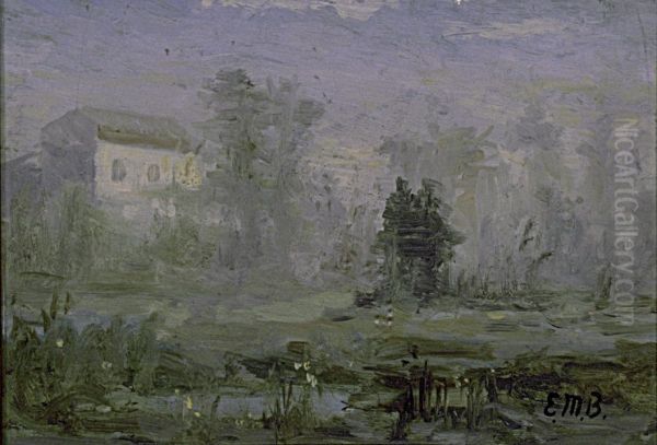 Untitled (landscape with house in background) - view 1