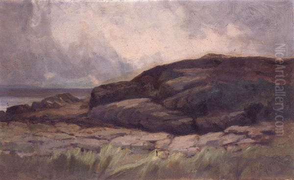 Untitled (landscape with rocks) - view 1