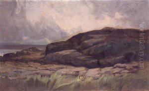 Untitled (landscape with rocks) Untitled (landscape with rocks)