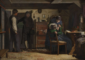 The Village Carpenter Bringing a Coffin for a Dead Child