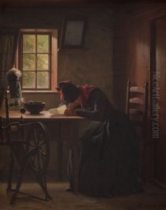 A telegram. by Julius Exner
