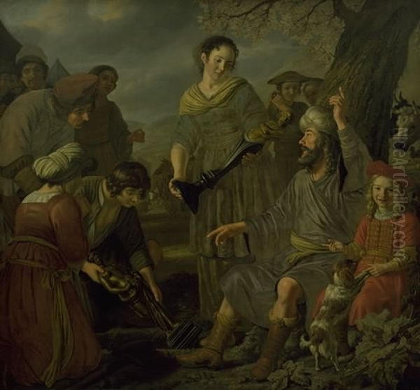 Jacob Burying the Pagan Idols - view 1
