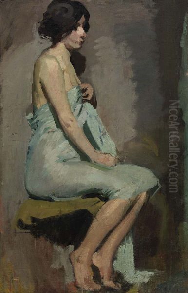 Study of a Seated Woman - view 1