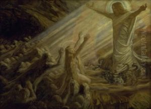 Kristus i de dodes rige. Forstudie by Joakim Skovgaard