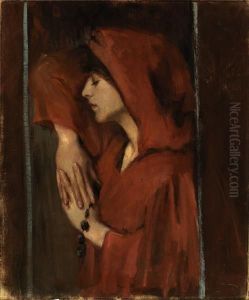 Woman with Red Hood by unknown