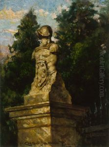 Modigliani Gate Post Modigliani Gate Post