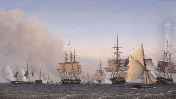 The Battle of Copenhagen on the 2nd of April 1801 - view 1