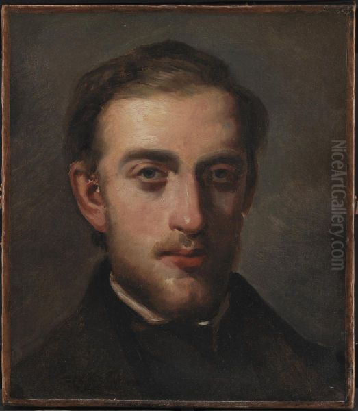 Portraet af maleren Fritz Melbye (1826-69) - view 1