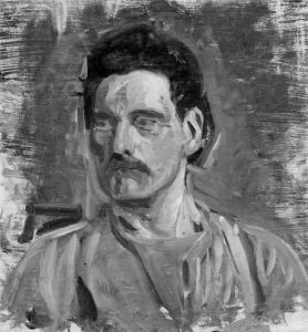 Mandsportraet by Albert Gottschalk