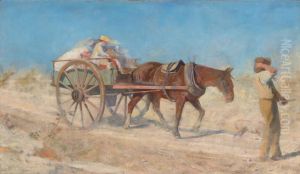 The North wind by Frederick McCubbin