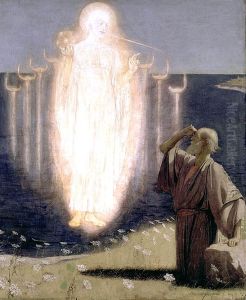 Vision de Saint Jean a Patmos by unknown