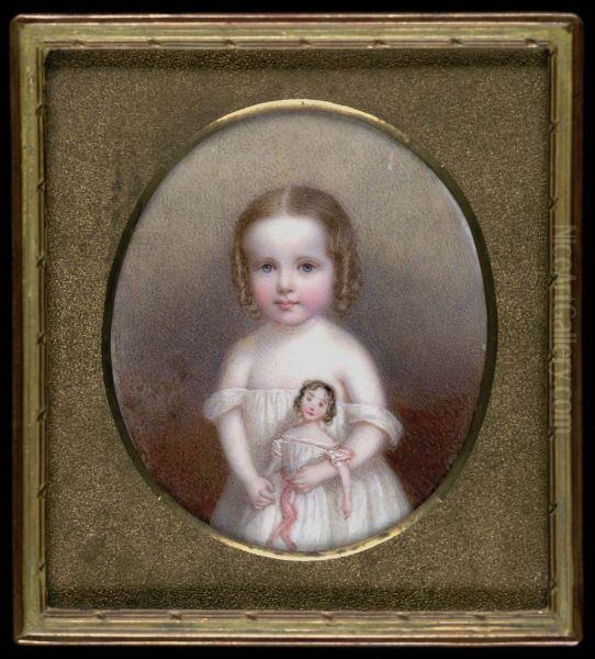 Little Girl with Doll - view 1