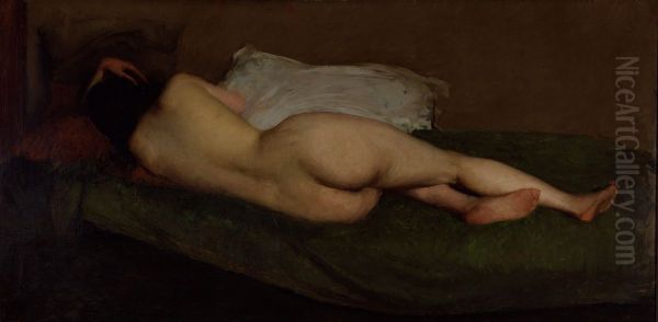 Nude reclining - view 1
