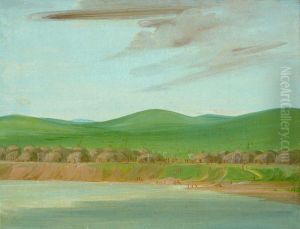 Arikara Village of Earth-Covered lodges, 1600 Miles above St. Louis