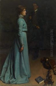 The lady in blue (Mr and Mrs J S MacDonald) The lady in blue (Mr and Mrs J S MacDonald)