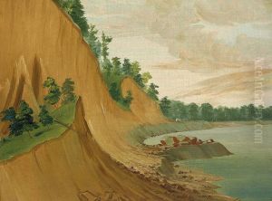 Cabane's Trading House, 930 Miles above St. Louis by George Catlin