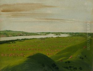 Fort Pierre, Mouth of the Teton River, 1200 Miles above Saint Louis by George Catlin