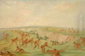 Mandan Attacking a Party of Arikara