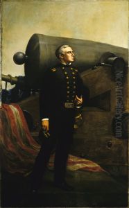The First Gun at Fort Sumter (Major Robert Anderson)