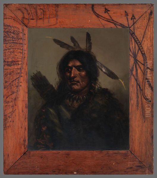 Indian Man with Quiver - view 1
