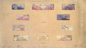 Sketches for the Decoration of a Private Library "A"