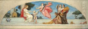 Study for mural, Union Trust Company Building, "The Sources of Wealth" by Kenyon Cox
