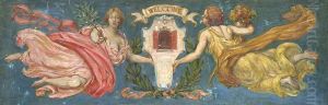Study for Mural at Hotel Manhattan, "Peace and Plenty" by Kenyon Cox