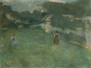 The Hermit Thrush by Thomas Dewing