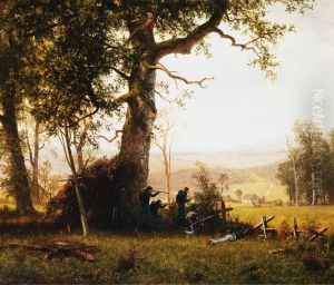 Guerrilla Warfare (Picket Duty in Virginia) by Albert Bierstadt