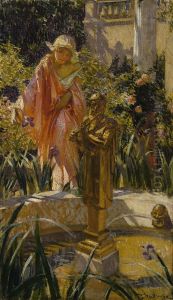 Stepping in the Fountain by William de Leftwich Dodge