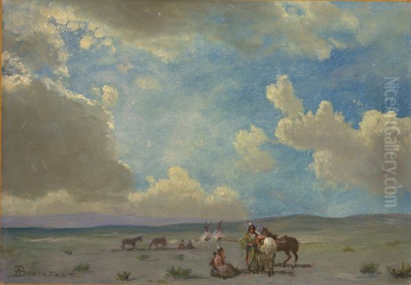Indian Encampment - view 1