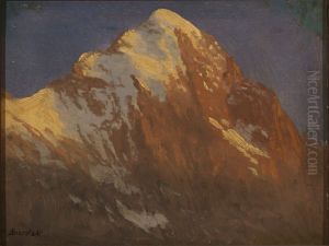 Spur of the Edge at Sunset, Grindelwald by Albert Bierstadt