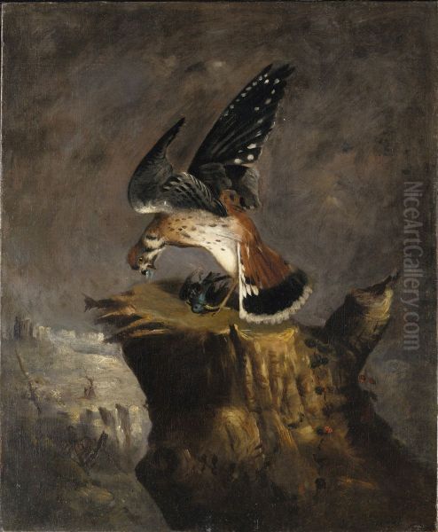 Vulture and Its Prey - view 1