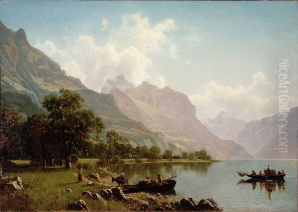 Swiss Mountain Scene - view 1