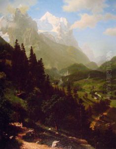 The ,,Wetterhorn" by Albert Bierstadt
