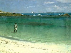 West Indies Coast Scene by Albert Bierstadt