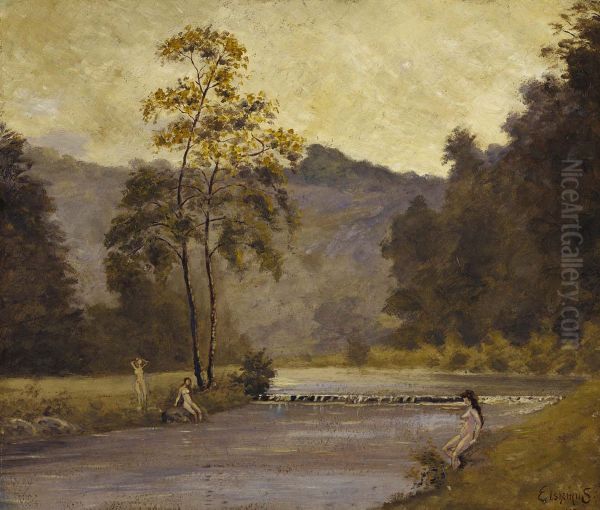 Three Girls and River - view 1