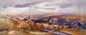 Freeland (Study for Freeland, Pennsylvania Post Office Mural) by John Fulton Folinsbee