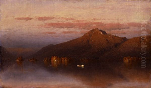 Whiteface Mountain from Lake Placid - view 1
