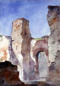 Baths of Caracalla, Rome by Cass Gilbert
